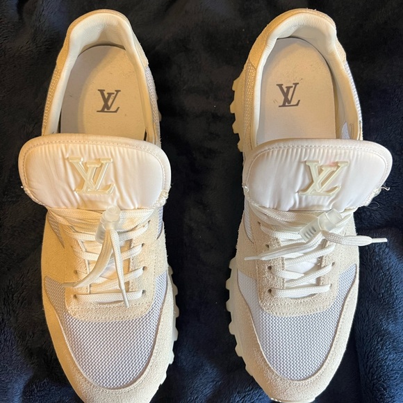 Louis Vuitton Other - Louis Vuitton Beige and White Sneakers